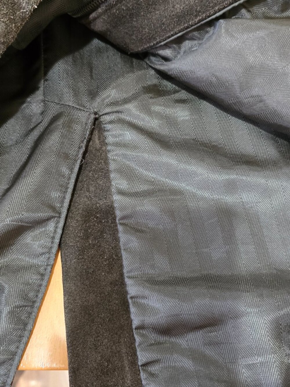 Joseph Abbound Outerwear Men's Heavy Suede Leather Jacket Zip Dark Brown Large - Picture 12 of 13
